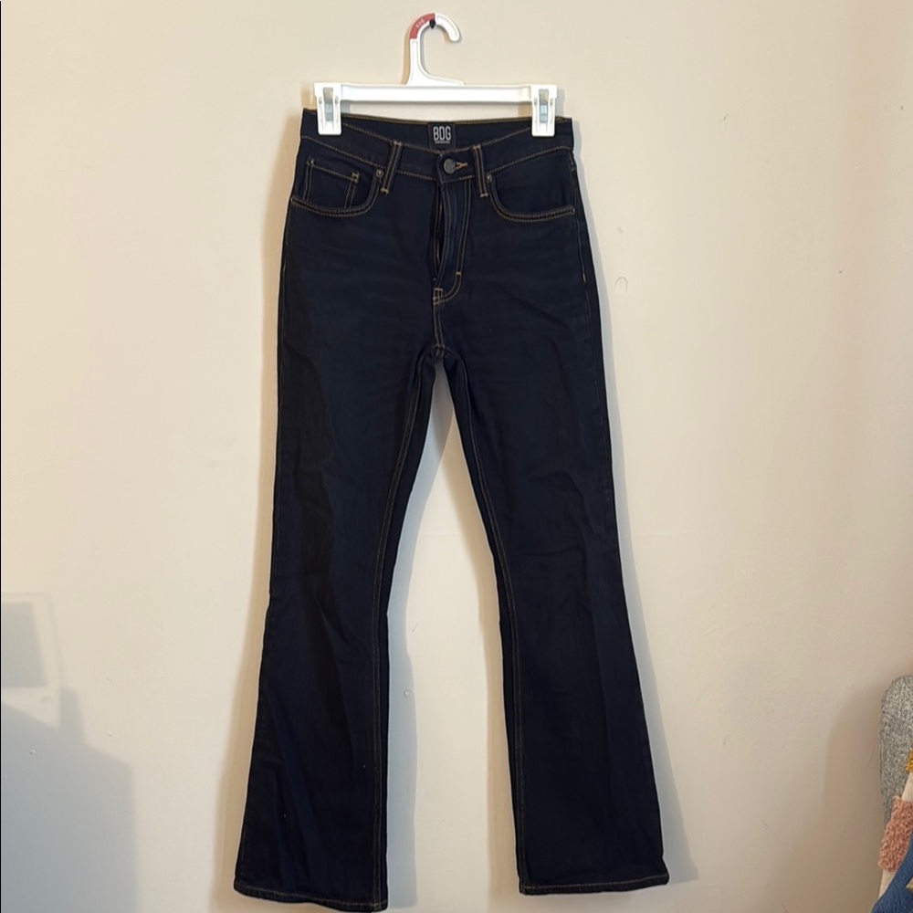 Urban Outfitters Black Flare Wide Leg Jeans